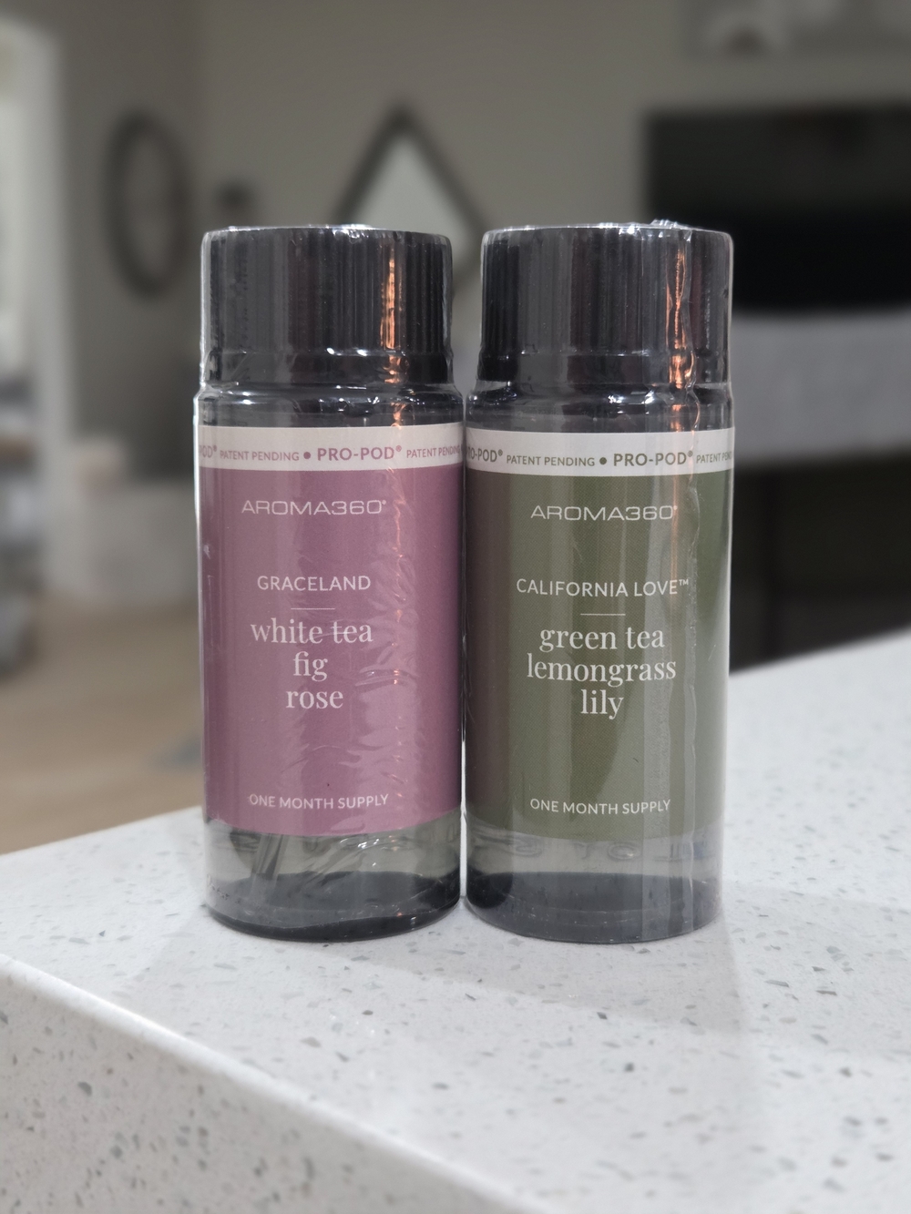 Aroma360 White Tea Fig Rose & Green Tea Lemongrass Lily Fragrance Pods